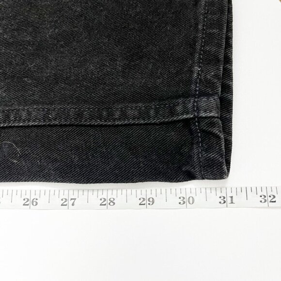 Vintage L.L. Bean Jeans Womens Size 12MT Black Double L Relaxed Fit Rigid Denim - Picture 11 of 15